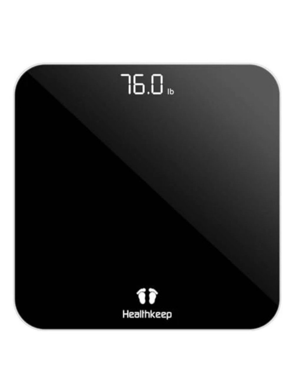 Healthkeep Digital Bathroom Scales for Body Weight, Weight Scale with Black